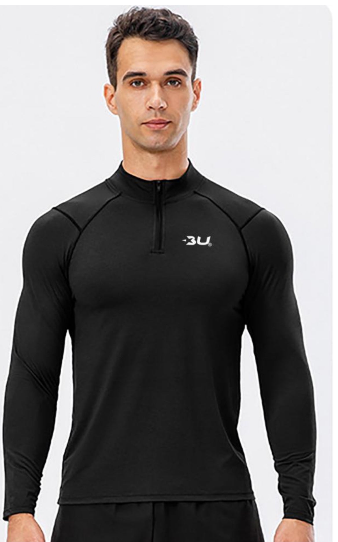 Fearless  Lion Long Sleeve Running Top Men